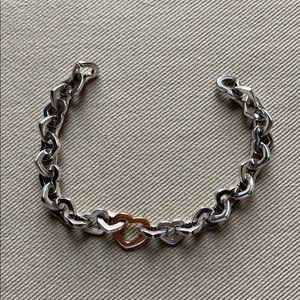 Tiffany & co heart link bracelet